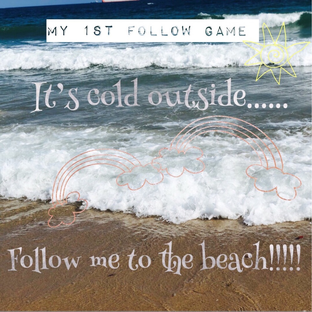 🏝🧜‍♀️ Follow game goal reached!!! Thank you!!!